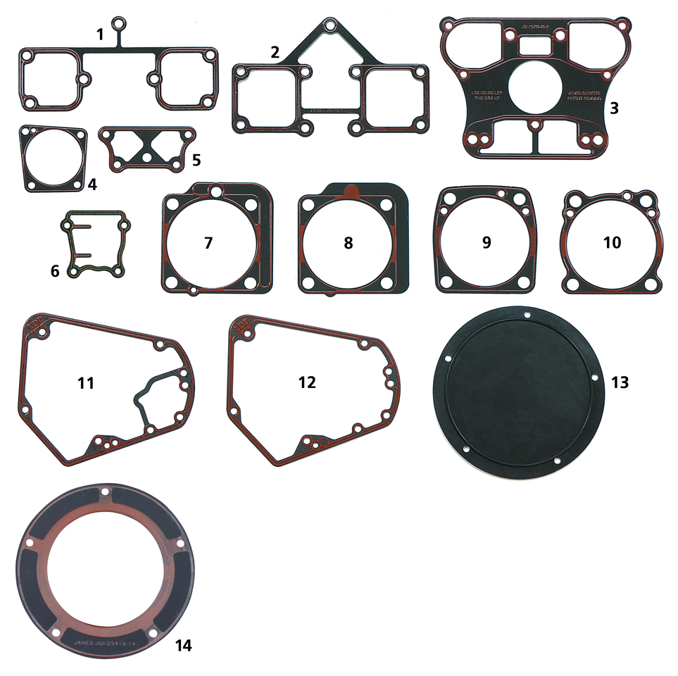 James Evolution One Piece Rocker Cover Base Gasket – Gasket & Seals