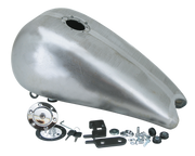 Zodiac One Piece 3" Stretched Steel Gas Tank with Aero Locking Gas Cap for Softail Thru 1999 – Gas- & Oil Tank