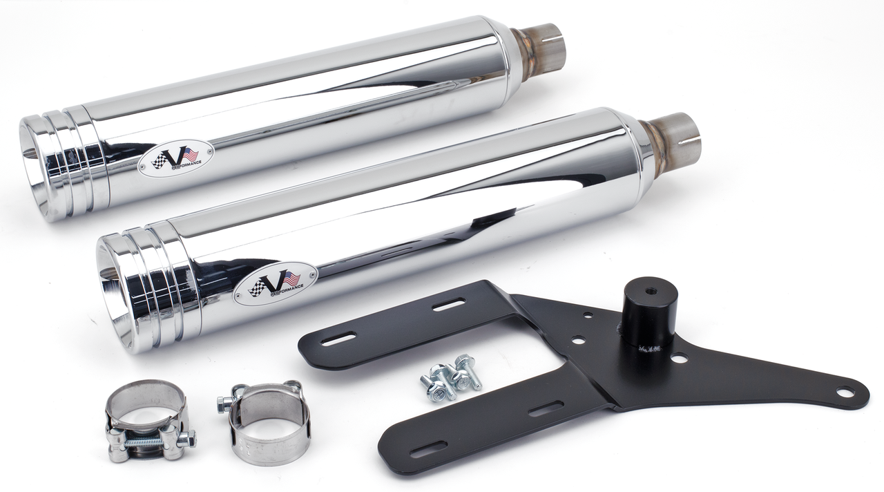 V-Performance Slip-On Mufflers for Milwaukee Eight Softail – Exhaust