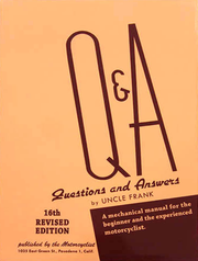 V-Twin Q&A Service Manual by Uncle Frank – Tools & Chemicals