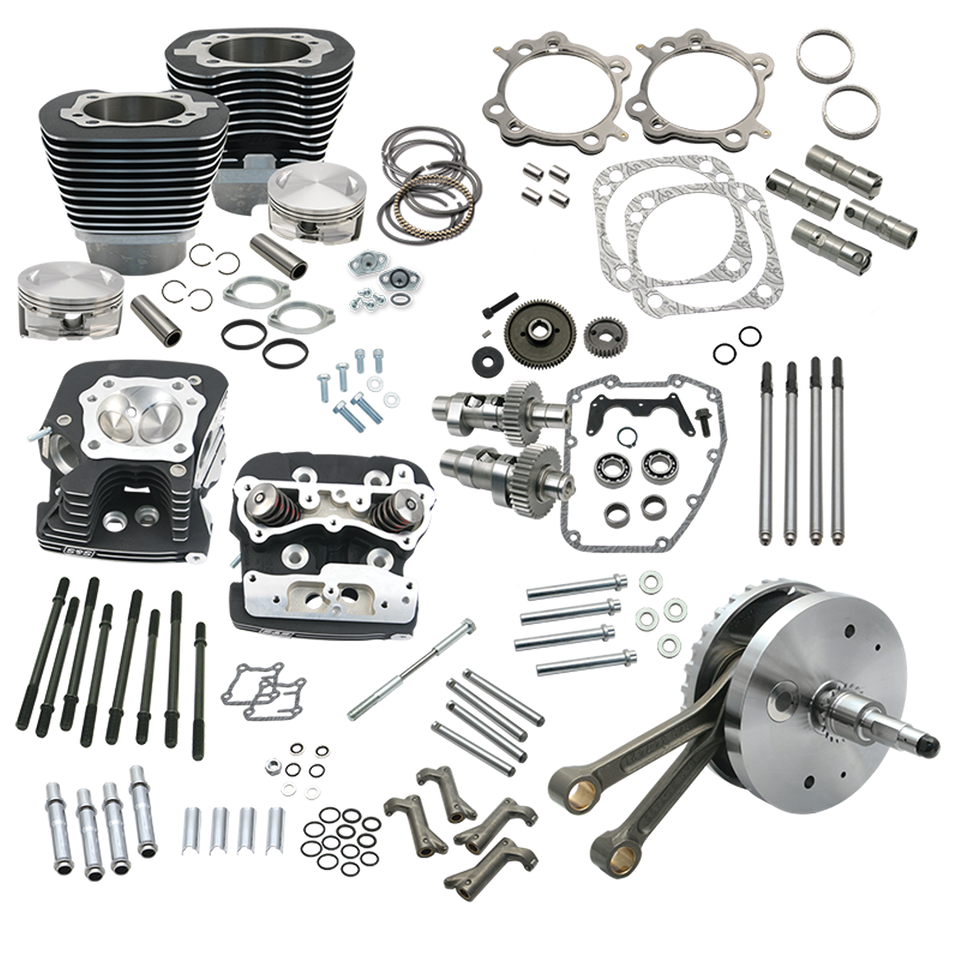 S&S 124CI Hot Set Up Kits for Twin Cam a and B – Engine