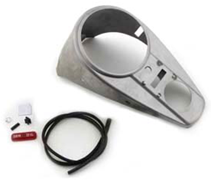 V-Twin Two-Light Dash with Base Plate for Fat Bob Tanks – Gauges & Dashes