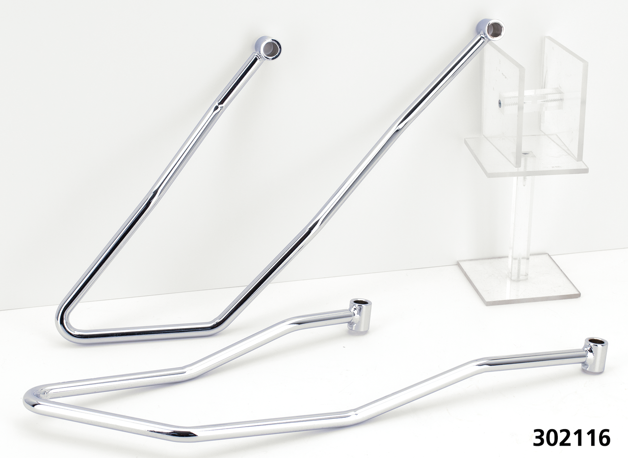 Zodiac Chrome Saddlebag Supports – Luggage