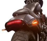 Zodiac Revox Chopped Fender Lights for Sportster & Milwaukee Eight Fat Bob – Electric & Light