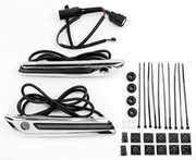 Ciro Lighted Saddlebag Latch Covers for Touring – Electric & Light