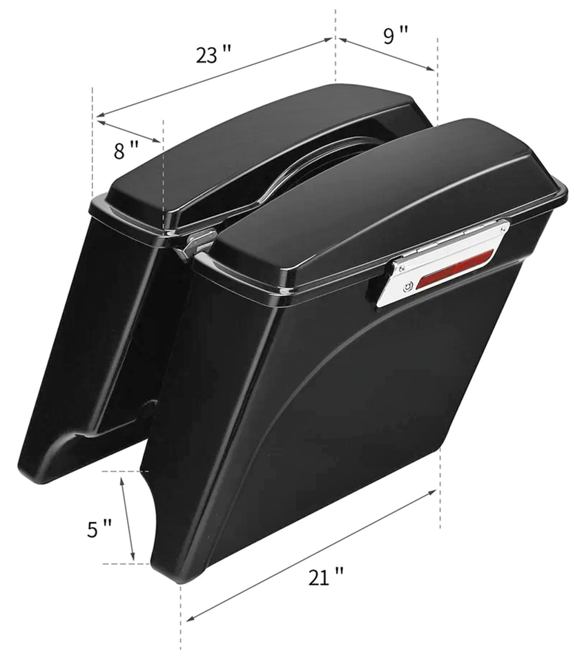 Zodiac Stretched 1993-2013 Style Touring Hard Bags – Luggage