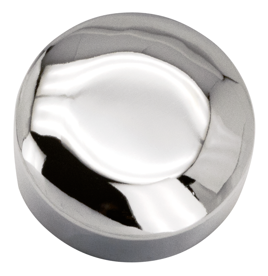 Zodiac Chrome Stem Bolt Cover – Front Forks
