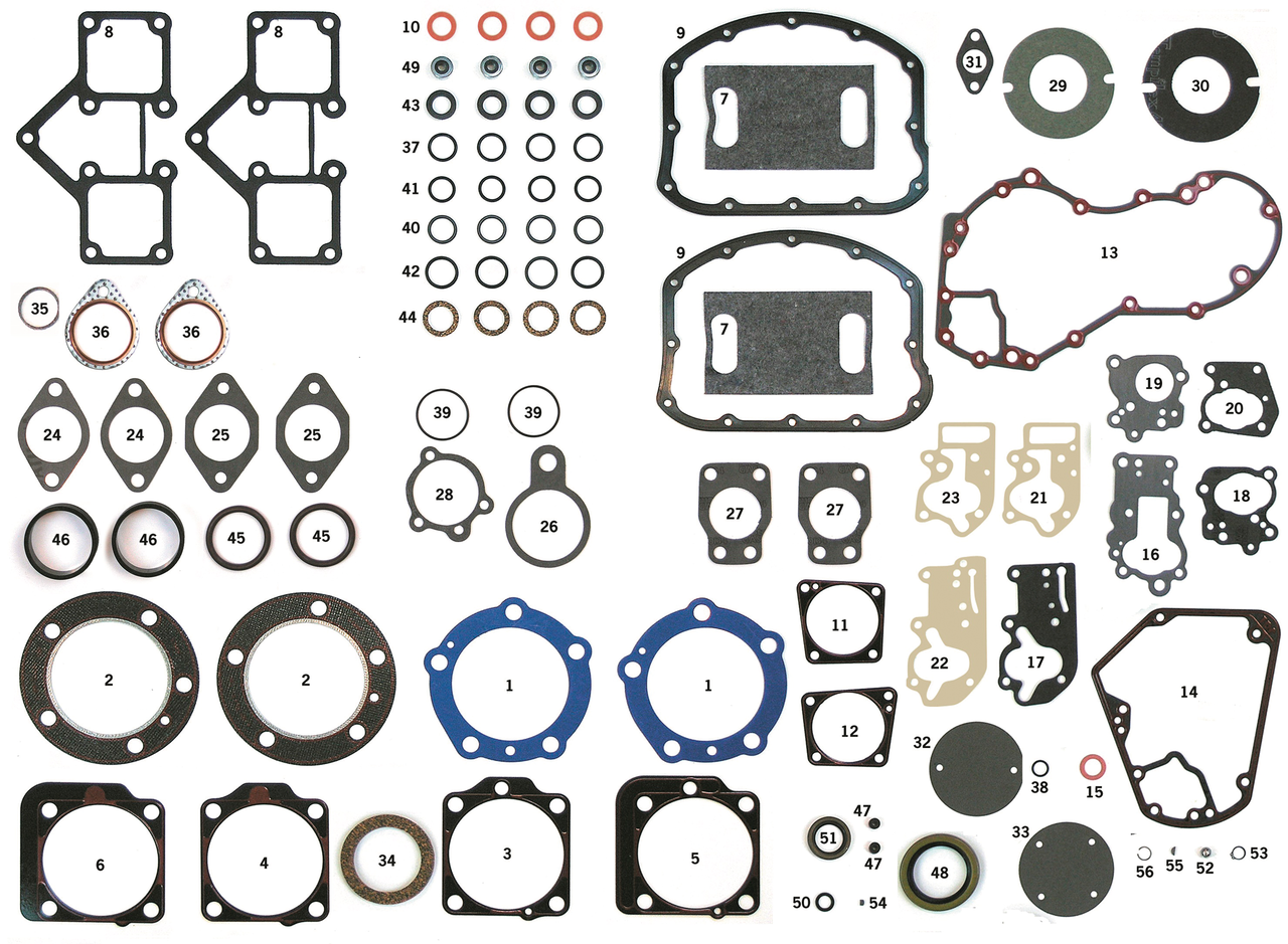 Athena Individual Gaskets, O-Rings and Seals for Panhead & Shovelhead – Gasket & Seals