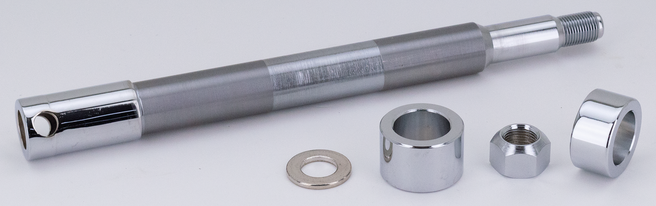 Zodiac Chrome Plated Front and Rear Axles – Wheel & Tire