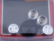 Midwest Acorn Nut Company Chrome Bolt Covers for Hex, Allen and Buttonhead Bolts – Hardware