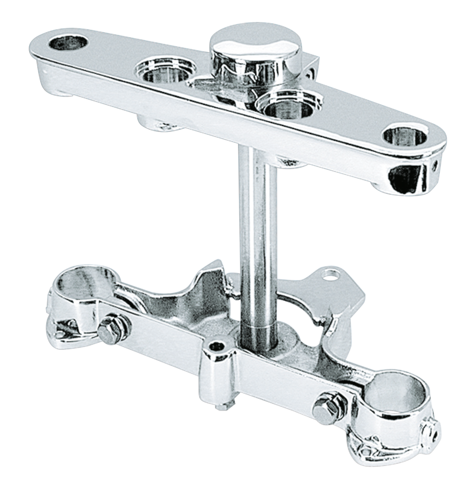 Zodiac Chrome Triple Tree Sets for Heritage Softail & Fat Boy – Front Forks