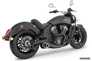 Freedom Performance Exhaust Shorty 2-INTO-1 for Indian Scout