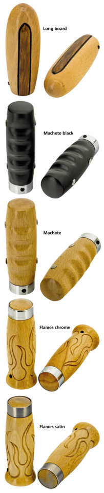 Zodiac Carpenters Wooden Handlebar Grips
