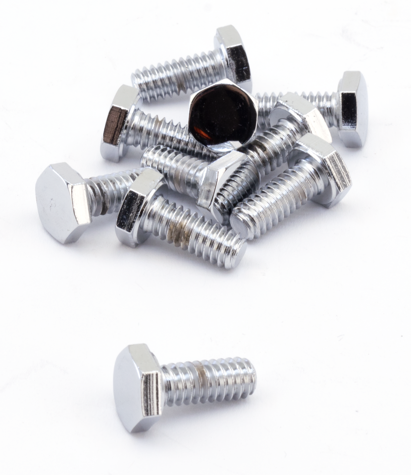Midwest Acorn Nut Company Chrome Plated Hex Head Cap Screws Assortment – Hardware