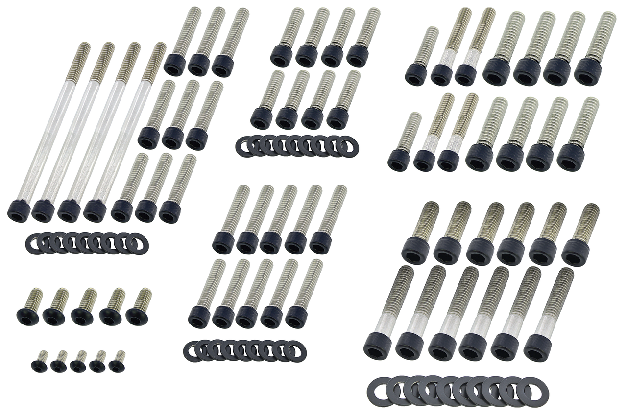 Screws4Bikes Black Stainless Steel Drivetrain Screw Kits – Hardware