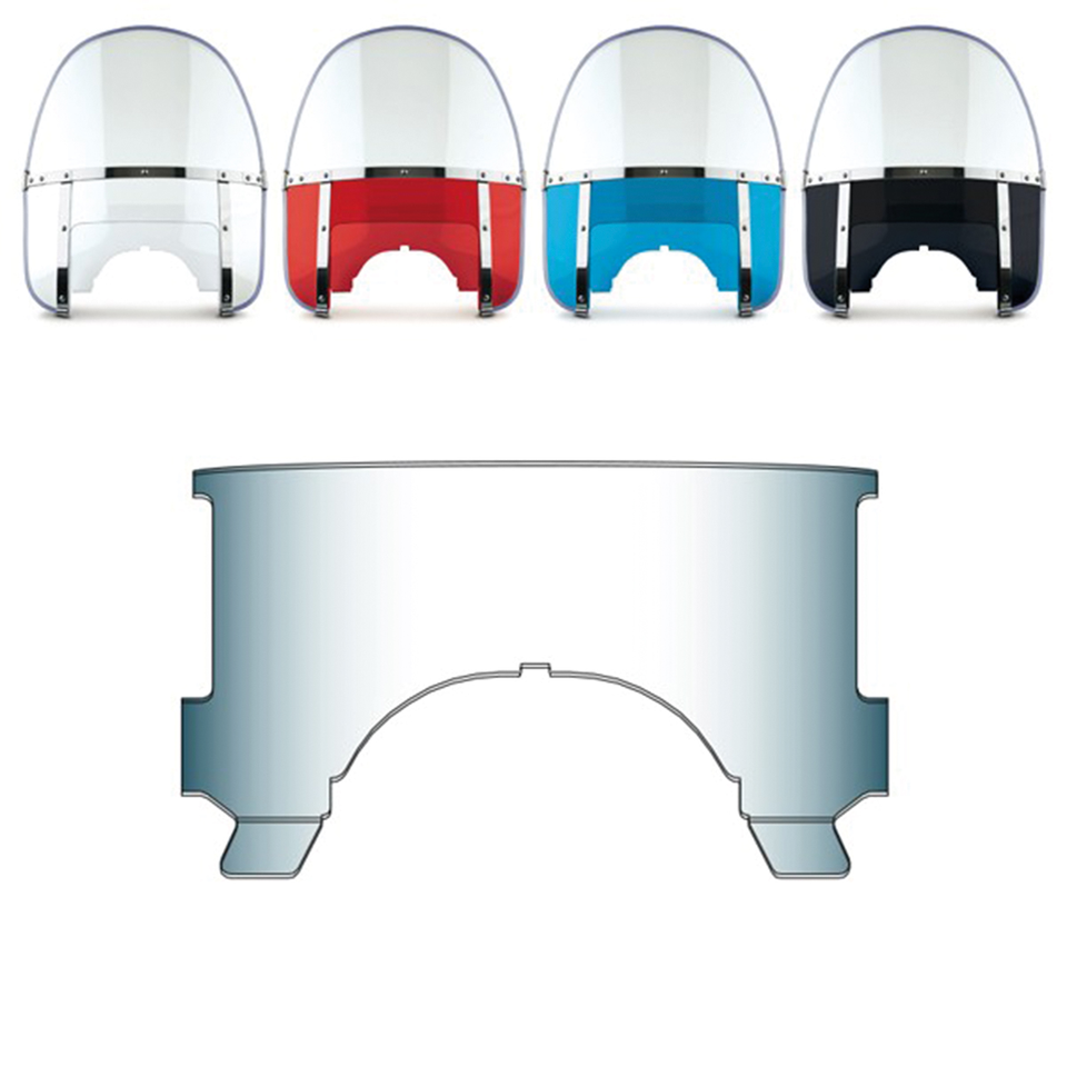National Cycle Beaded Heavy Duty Windshield