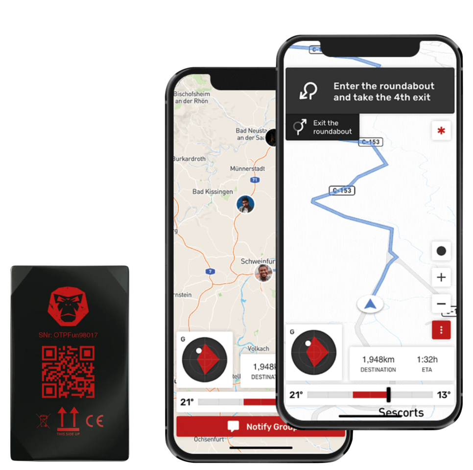 Ridelink's Wingman Live Tracking Device – Helmets