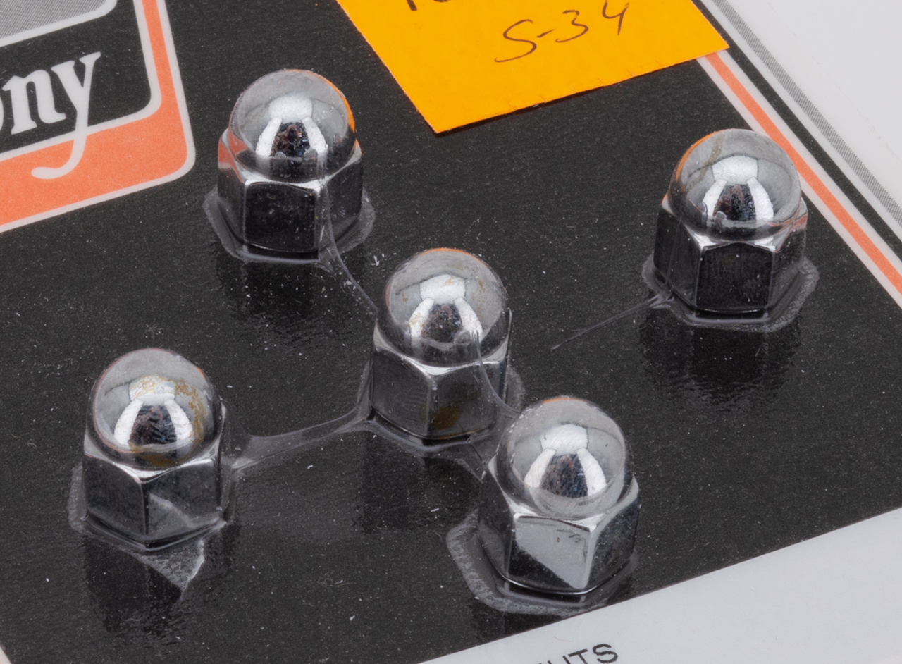 Colony Round Top Chrome Acorn Nuts – Hardware