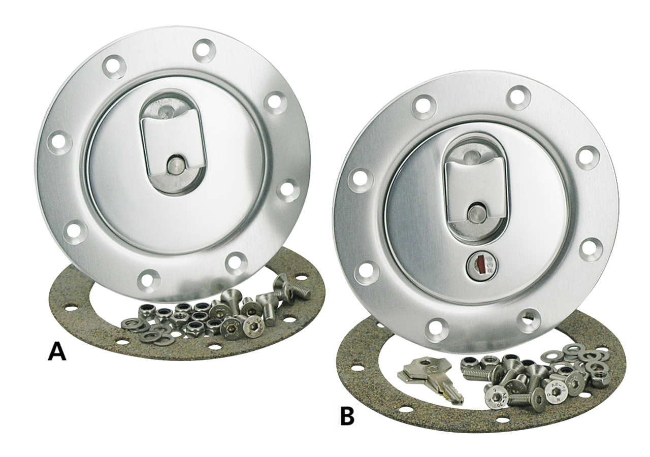 Zodiac "quick Action" Aluminum Racing Gas Caps – Gas- & Oil Tank