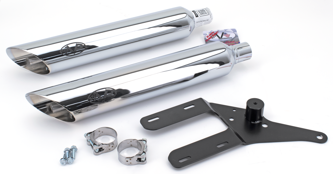 V-Performance Slip-On Mufflers for Milwaukee Eight Softail – Exhaust