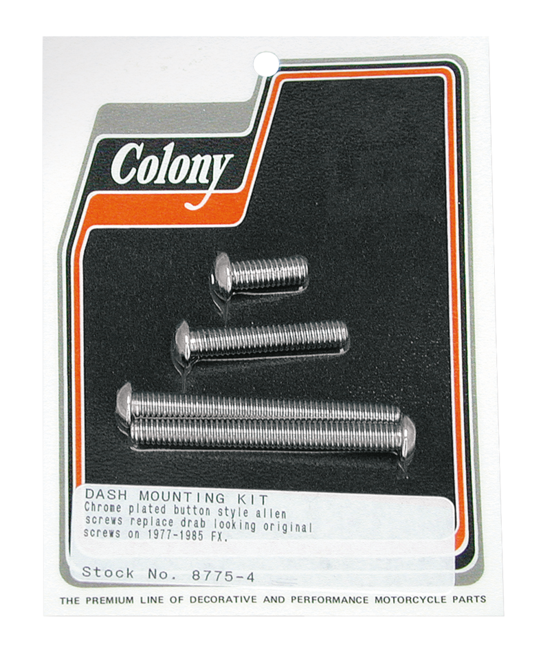 Colony Dash Screw Kit – Gauges & Dashes