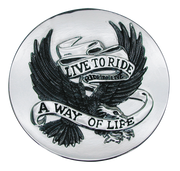 Zodiac Live to Ride Adhesive Emblem – Helmets