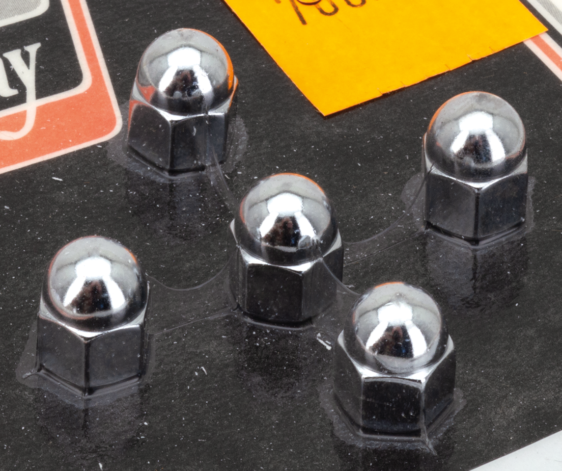 Colony Round Top Chrome Acorn Nuts – Hardware