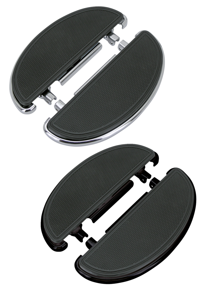 Zodiac Half-Moon Rider Footboards for Softail – Foot Control