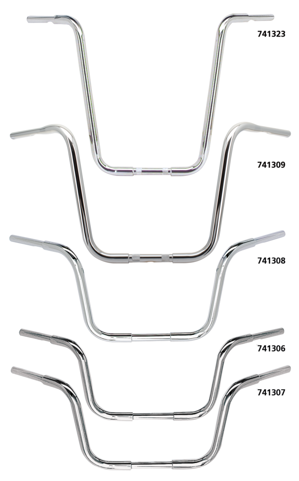 Zodiac American Made 1 1/4 Inch Phat Apehanger Handlebars