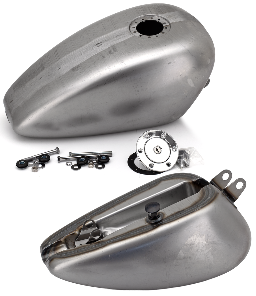 Zodiac Late Style Rolled Edge King Tank for Sportster – Gas- & Oil Tank