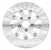 Zodiac Drilled Polished Stainless Steel Fullfloating Disc Rotors – Brake