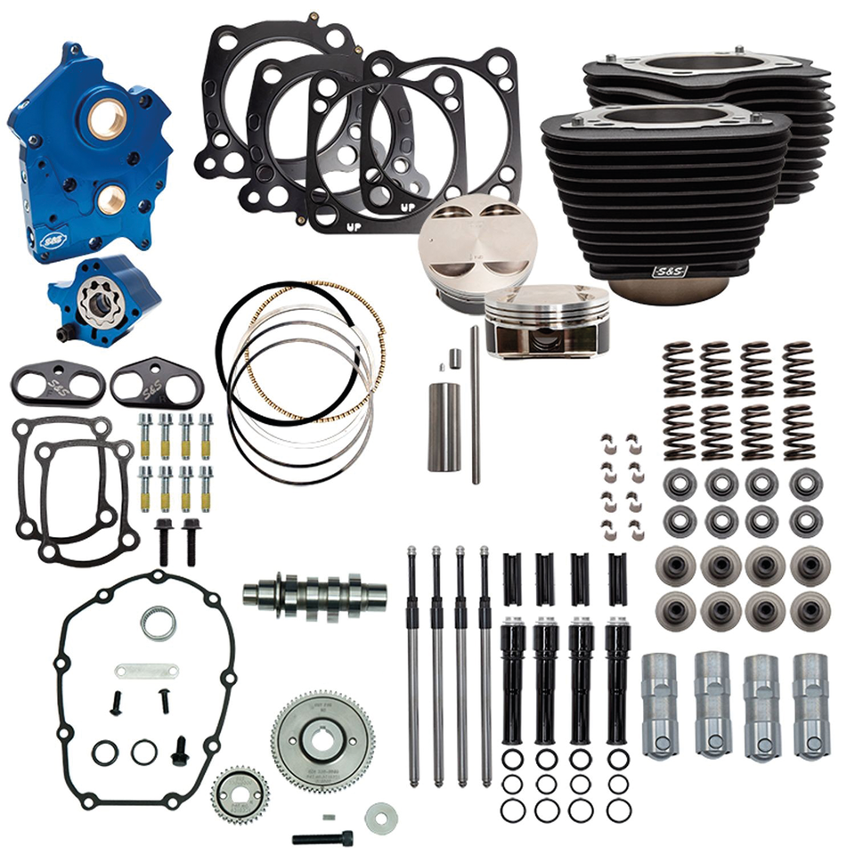 S&S 124CI, 128CI, 129CI & 132CI Power Packages for Milwaukee Eight – Engine