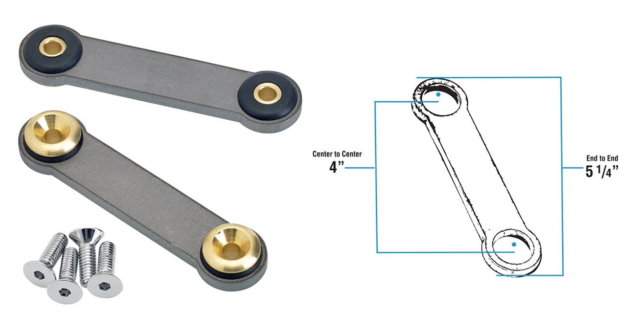 Lowbrow Customs Weld-On Universal Gas Tank Mount Kit – Gas- & Oil Tank
