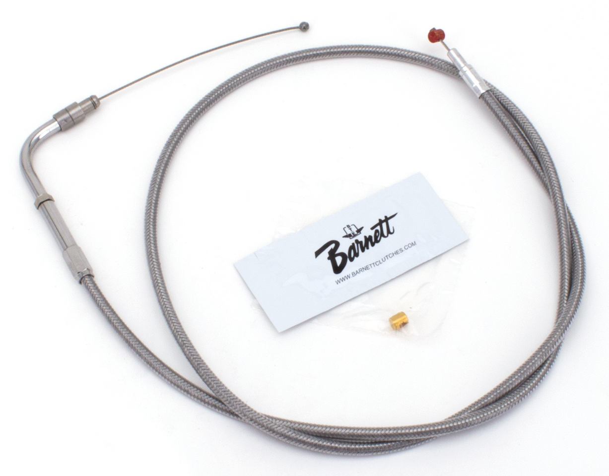 Barnett Clutches & Cables T04 - Throttle & Idle Cable 1996-2015 Softail, 1996-2017 Dyna, 1996-2001 Carburetor Equipped Touring & 2007 to Present Sportster – Control Cables & Hydraulic Lines