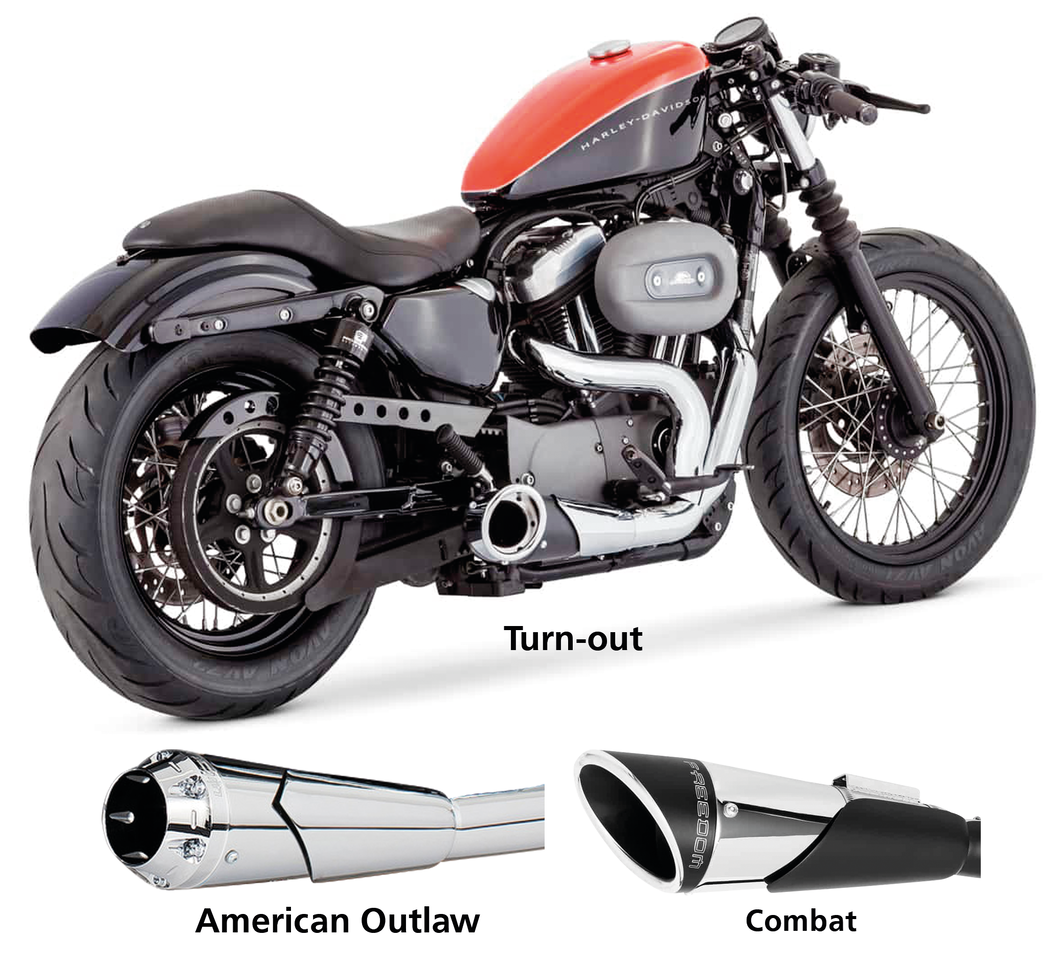 Freedom Performance Exhaust Shorty 2-INTO-1