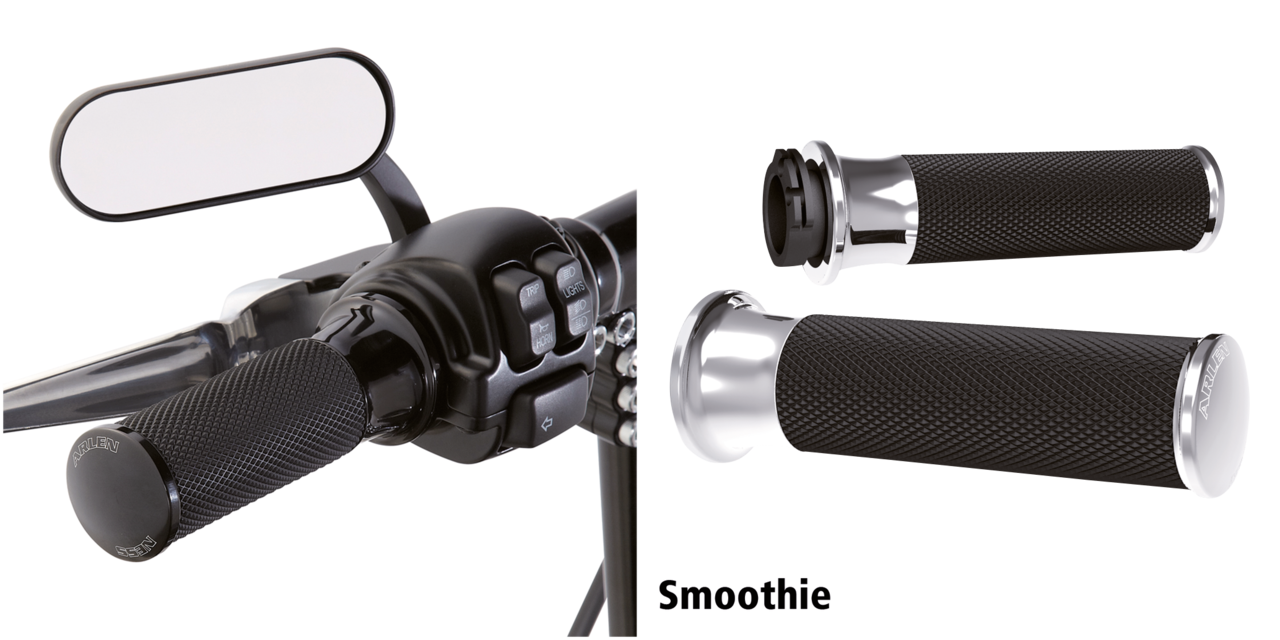 Arlen Ness Fusion Billet Look Handlebar Grips
