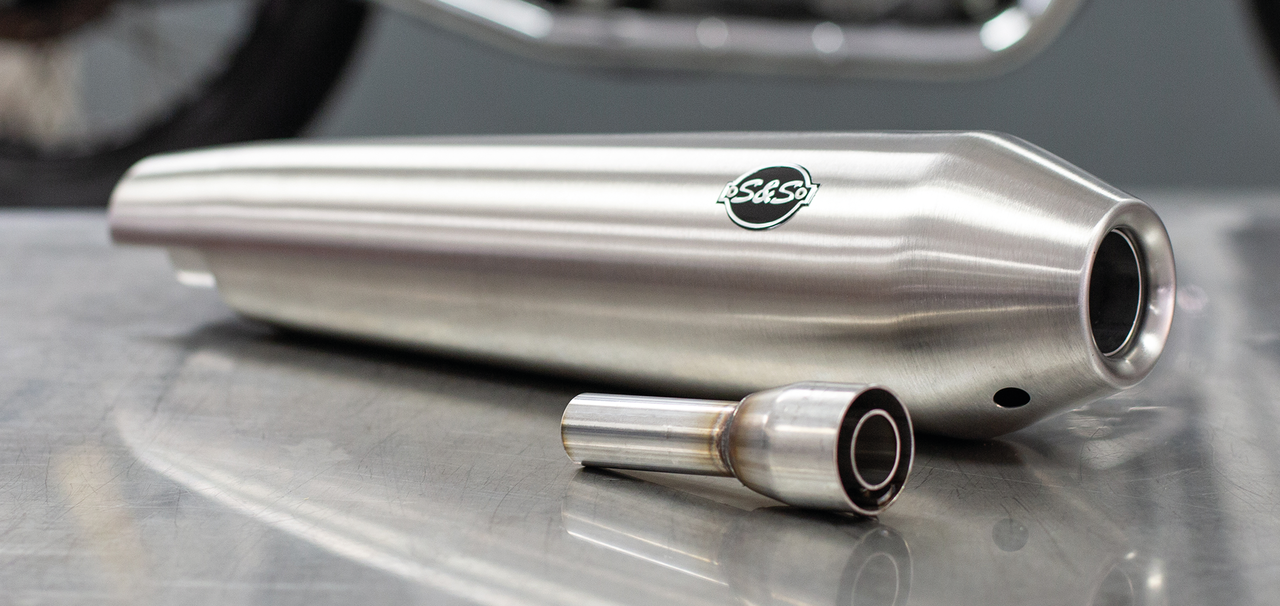 S&S Tapered Cone Slips-Ons for Royal Enfield 650 Twins – Exhaust