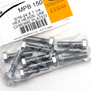 Midwest Acorn Nut Company Chrome Plated Hex Head Cap Screws Assortment – Hardware