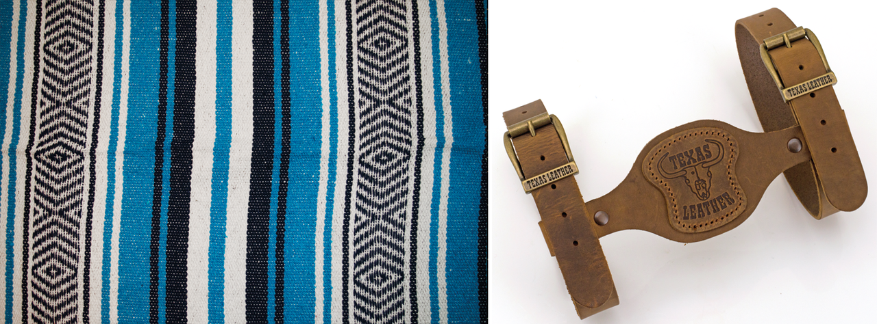 Texas Leather Mexican Blankets – Helmets