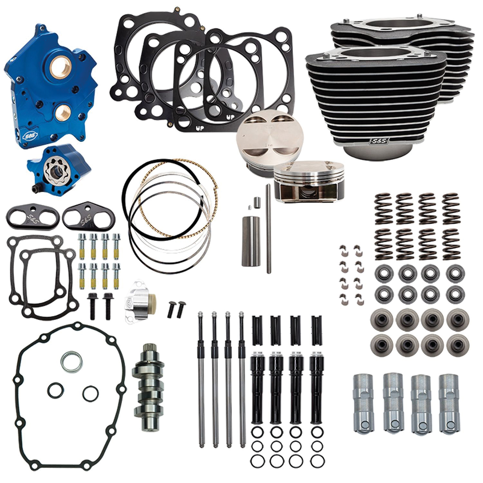 S&S 124CI, 128CI, 129CI & 132CI Power Packages for Milwaukee Eight – Engine