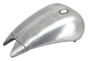 Zodiac One Piece 4" Stretched Steel Smooth Top Gas Tank for Softail – Gas- & Oil Tank