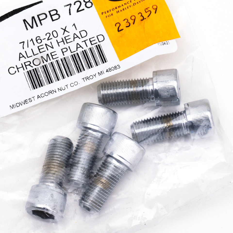 Midwest Acorn Nut Company Chrome Plated Unf Allen Head Screws Assortment Tray – Hardware