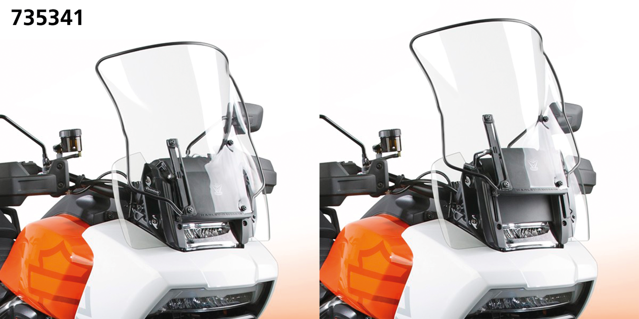 National Cycle V-Stream Windscreens for Pan America – Windshield