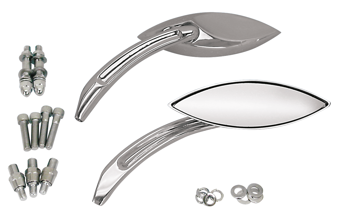 Zodiac Merlin's Abstract Style Narrow Cat Eye Mirrors – Handlebar