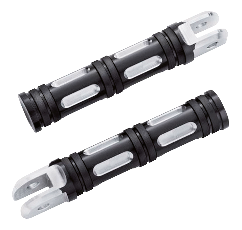 Zodiac Accent Cut Footpegs for Milwaukee Eight Softail – Foot Control