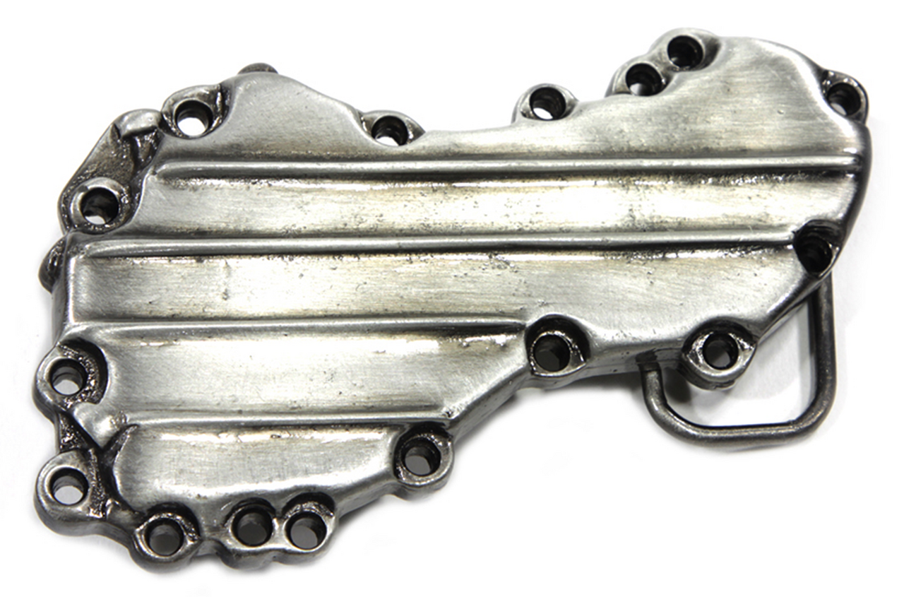 V-Twin Cam Cover Style Belt Buckle – Helmets