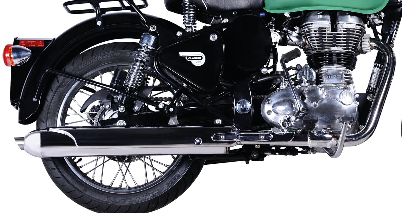 V-Performance Slip-On Mufflers for Royal Enfield Classic & Bullet – Exhaust