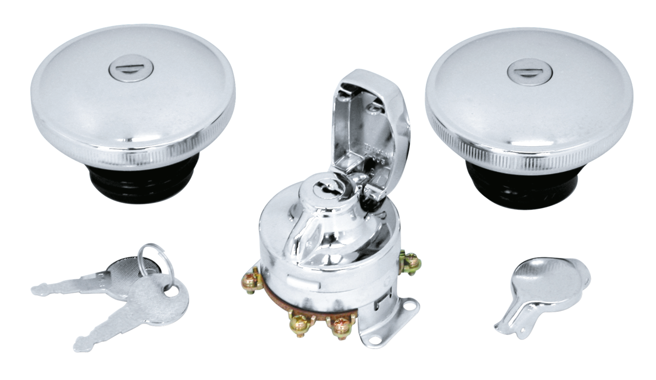 Zodiac Ignition Switch and Lockable Screw-In Gas Cap Kits – Gas- & Oil Tank