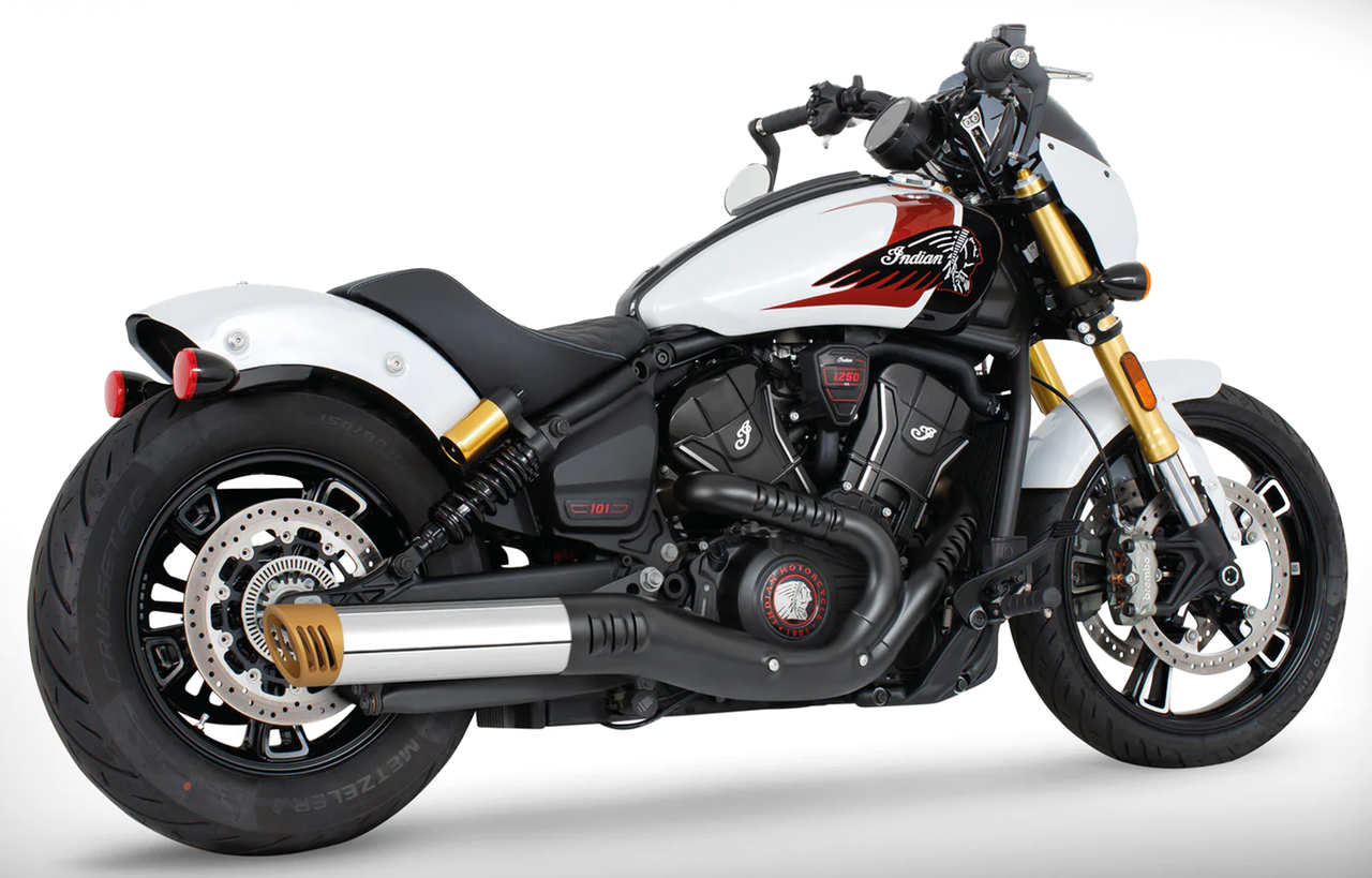 Freedom Performance Exhaust 4" Slip-Ons for Indian Scout 2025 to Present