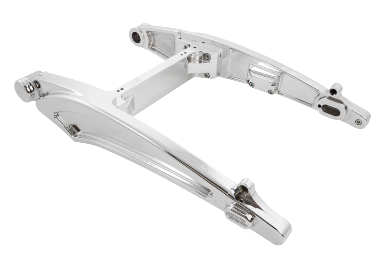 Rick's Polished Aluminum Swingarm for V-Rod – Frame & Rear Suspension